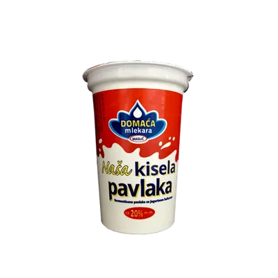 Nasa Kisela Pavlaka 20% Domaca Mlekara 180 g