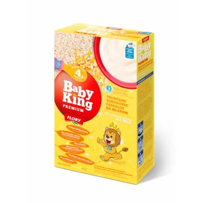 Hrana Za Bebe Instant Baby King Pirinač, Kukuruz, Mleko - P 200 g