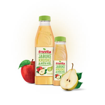 Sok Fruvita Cedene Kruske I Jabuka Pet 100% 750 ml
