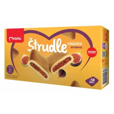 Medela Keks Strudla Integralna Smokva Posna 240 g