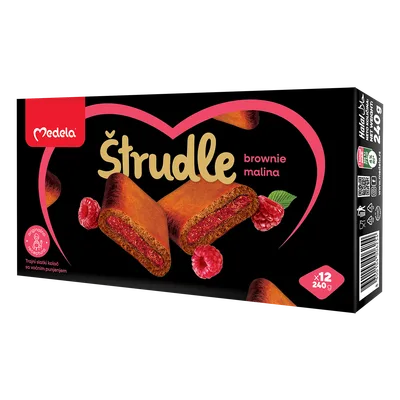 Medela Strudla Brownie Malina 240 g