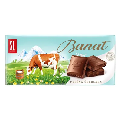Cokolada Banat Original Mlecna 80 g