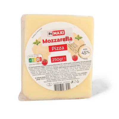 Pizza Mozzarella Maxi 250 g
