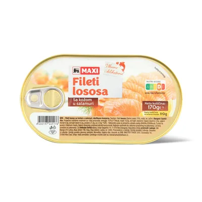 'fileti Lososa U Salamuri Maxi 170 g