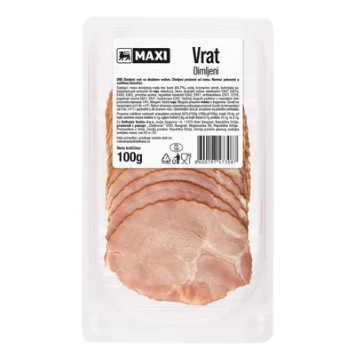 Dimljeni Svinjski Vrat Maxi 100 g