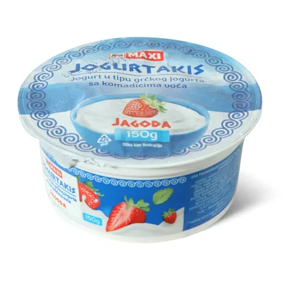 Grcki Jogurt Jagoda Maxi 150 g