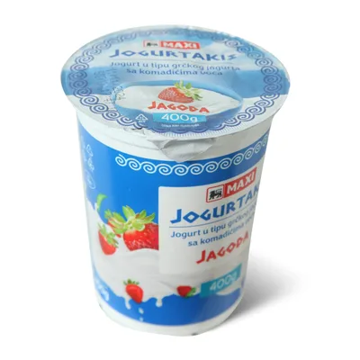 Grcki Jogurt Jagoda Maxi 400 g