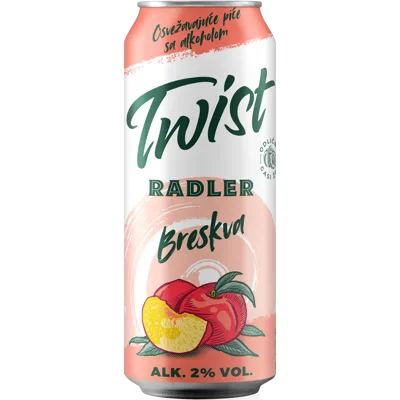 Carlsberg Radler Twist Breskva Limenka 500 ml
