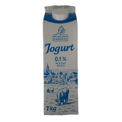Jogurt 0.1%mm Elopak Mlekara Pančevo 1 L