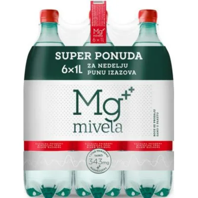 Blago Gazirana Voda Mg Mivela 6 L