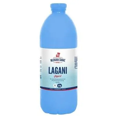 Jogurt Mlekara Šabac Lagani 1%mm Pet 1,5 kg