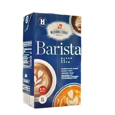 Mleko Uht Barist 3.2%mm Bč Šabac 1 L