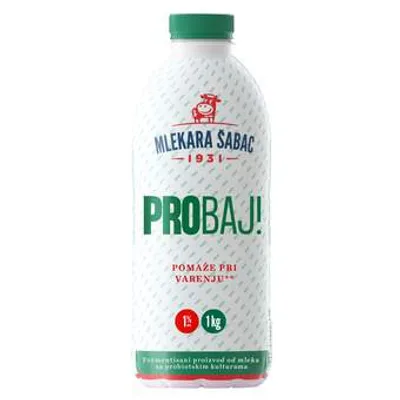 Fermentisani Proizvod Od Mleka Probiotik 1%mm Probaj Mlekara Šabac 1 kg