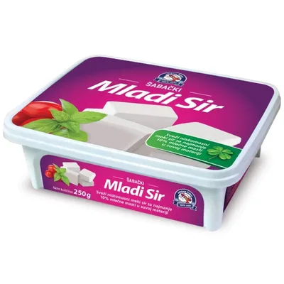 Sir Mladi 10% Mm Mlekara Šabac 250 g