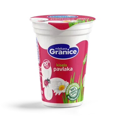 Pavlaka Kisela 20% Mlekara Sabac 180 ml