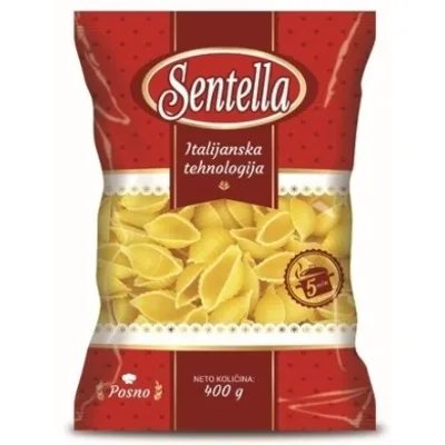 Testenina Makarone Velika Školjka Sentella 350 g