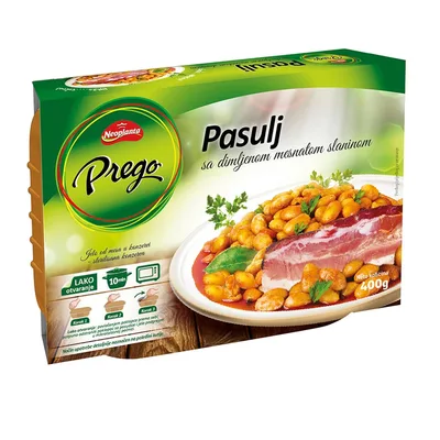Neoplanta Pasulj Sa Dimljenom Mesnatom Slaninom Nelt 400 g