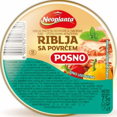 Neoplanta Za Vp Moja Riblja Sa Povrc. 2 1gratis 75 g