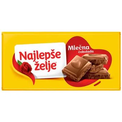 Štark Čokolada Najlepše Želje Mlečna Soko 200 g