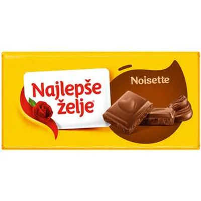 Štark Čokolada Najlepše Želje Mlečna Noisette 85 g