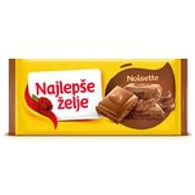Štark Čokolada Najlepše Želje Noisette 180 g