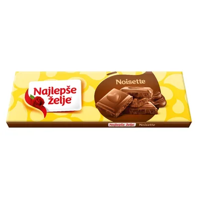Čokolada Mlečna Noisette Najlepše Želje 250 g