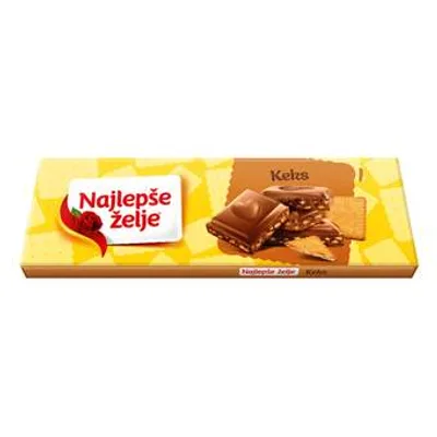 Cokolada Najlepse Zeljesa Keksom 250 g