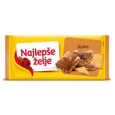 Štark Čokolada Najlepše Želje Sa Keksom 170 g