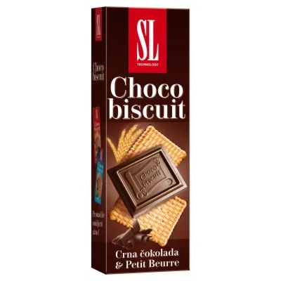 Biskvit Choco Biscuit Dark Swisslion 125 g