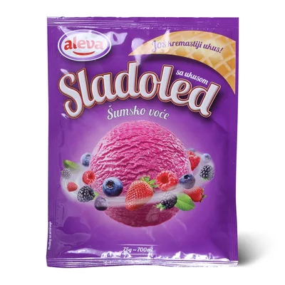 Sladoled Instant Aleva Šumsko Voće 75 g