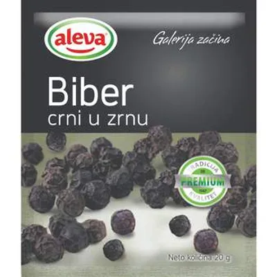 Aleva Crni Biber U Zrnu 20 g