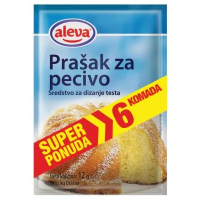 Prašak Za Pecivo 6 Komada Aleva 72 g
