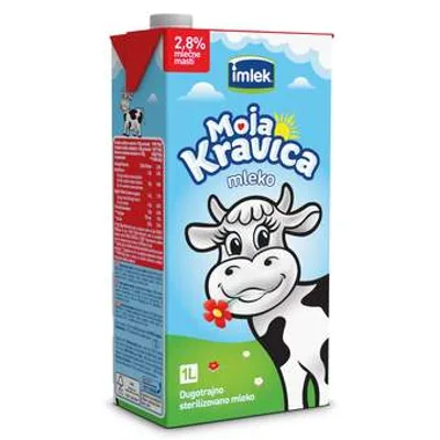 Moja Kravica Mleko Trajno 2.8% Tb Imlek 1 L