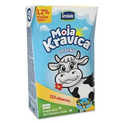 Moja Kravica Mleko Ster.3.2%mmd3/ Tb Moja Krav250ml 250 ml
