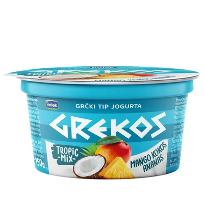 Imlek Jogurt Tropik Mix Grekos 150 g