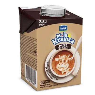 Moja Kravica Mleko Za Kafu3.8% M.Kravica Tb Edge 500 ml