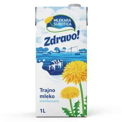 Imlek Trajno Mleko 2% Tb Zdravo 1 L
