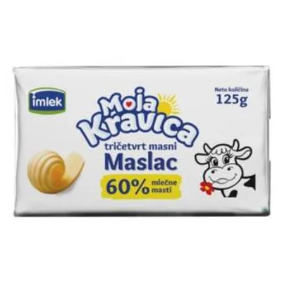 Moja Kravica Maslac Sa 60%mlecne Masti Folija 125 g