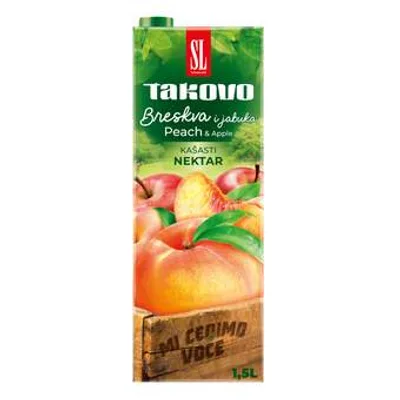 Sok Breskva I Jabuka Kasasti Vocni Nektar 50% 1,5 L