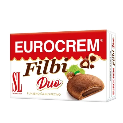 Biskvit Eurocrem Filbi Swisslion 250 g
