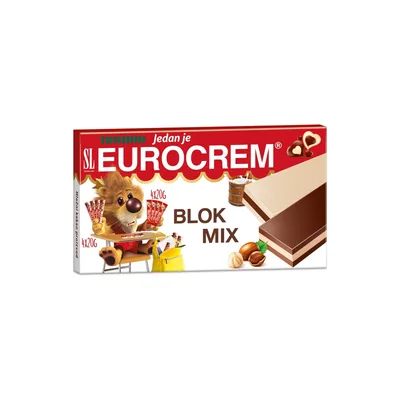 Eurokrem Blok Mix Swisslion 160 g