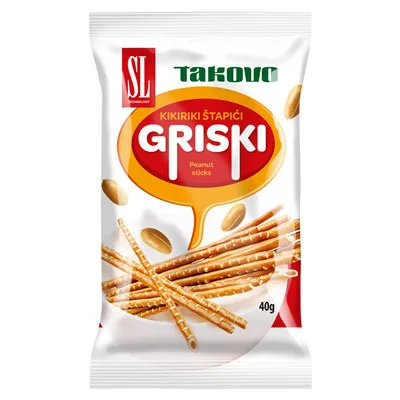 Štapići Griski Kikiriki Swislion 40 g