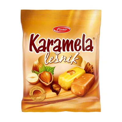 Bombon Karamela Pionir Lešnik 100 g
