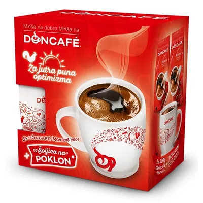 Doncafe Pokon Set Moment Šolja Strauss Adriatic 400 g