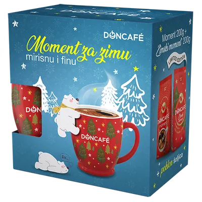 Doncafe Kafa Moment200g Zimski Moment200g Gratis Solja 200 g