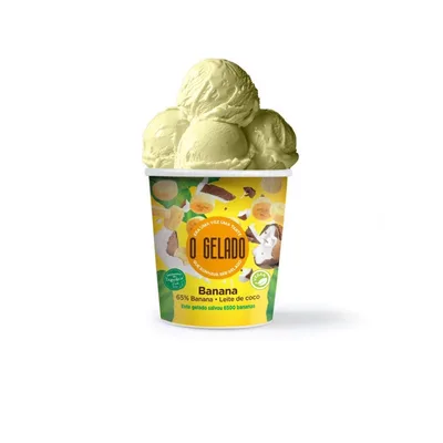 Dobro Gelado Sladoled Krem Banana 4x65