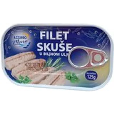 Skusa Filet U Biljnom Ulju Azzurro Mare 100 g