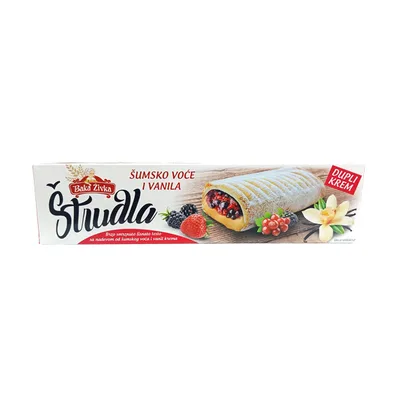 Baka Živka Strudla Sa Sumskim Vocem I Vanil Kremom 500 g
