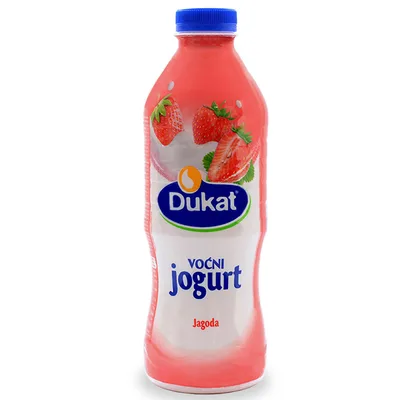Somboled Jogurt Vocni Dukat Jagoda 1 kg