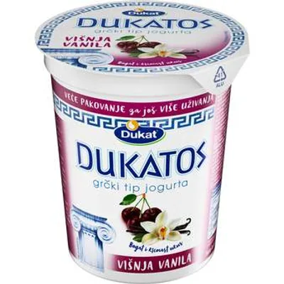 Dukat Vocni Jogurt Visnja Vanila Dukatos 400 g